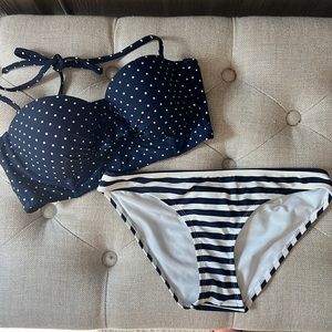 American Eagle Aerie Swimsuit 34D top/ small bottom